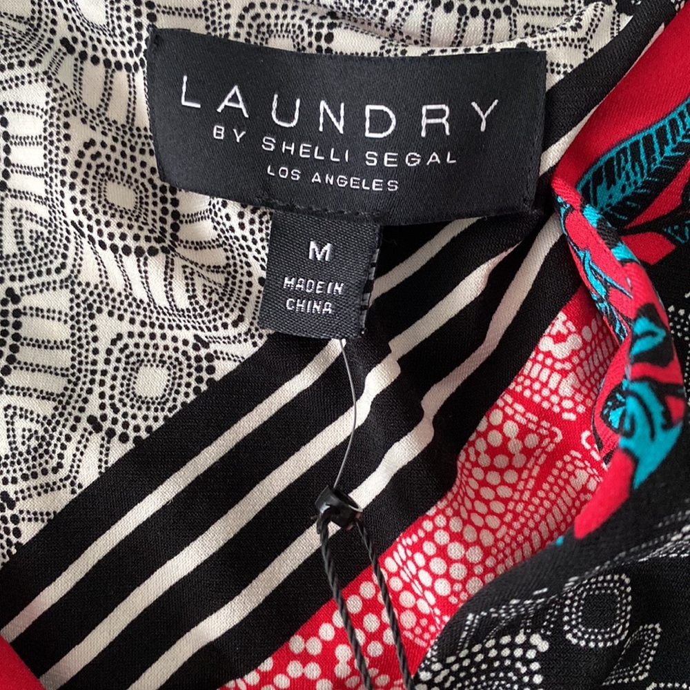 Multicolored Laundry by Shelli Segal Shirt Size M NWT - Picture 6 of 7